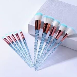 10 Piece Makeup Brushes Set